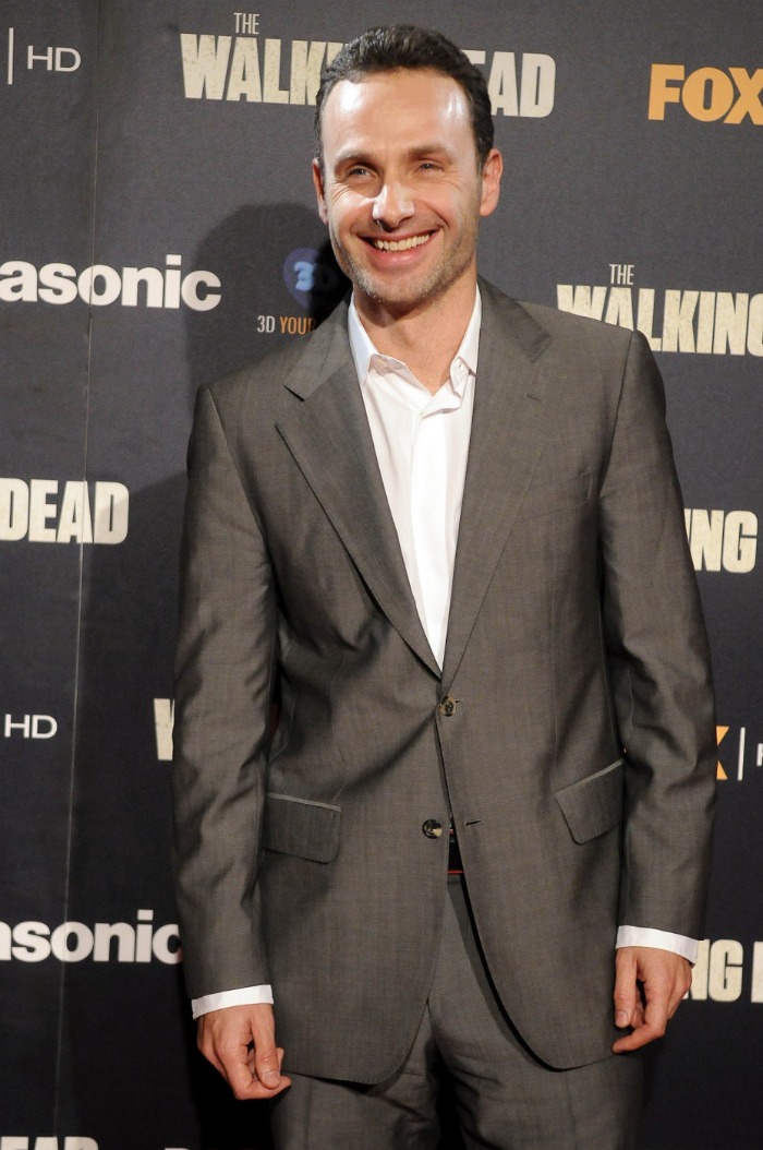 Andrew Lincoln at The Walking Dead premiere in Madrid Spain