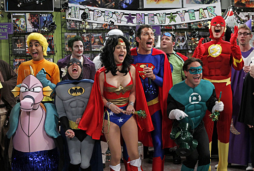The group goes all Justice League in this scene episode of The Big Bang