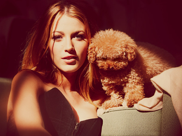 Blake Lively got her dog Penny into the new issue of Marie Claire UK