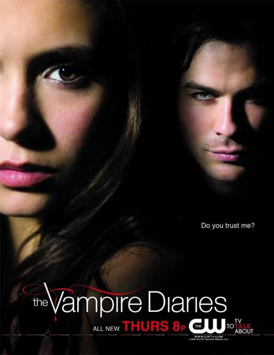 vampire diaries damon and elena. Damon and Elena Poster