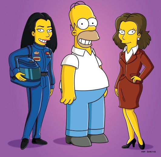 Danica Patrick Simpsons