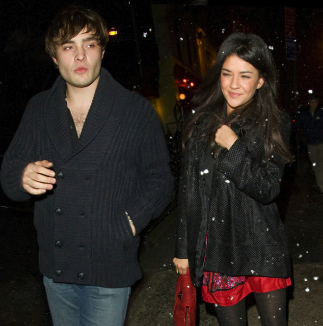 Gossip Girl stars Ed Westwick and Jessica Szohr were spotted together in New
