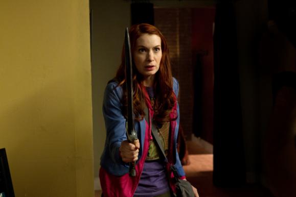 Felicia Day as The Girl with the Dungeons and Dragons Tattoo