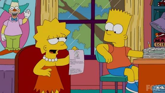 Lisa Catches Bart