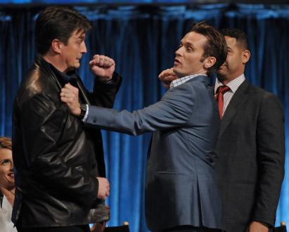 Nathan Fillion and Seamus Dever at PaleyFest