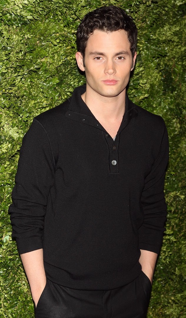 Penn Badgley supports girlfriend Blake Lively at a Vogue event in November 