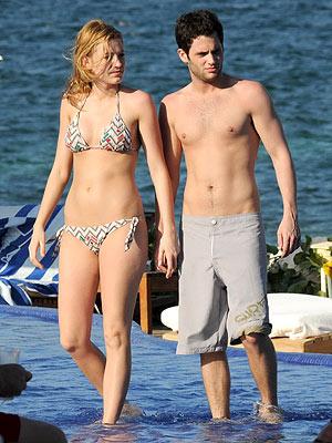 blake lively and penn badgley. Blake Lively and Penn Badgley