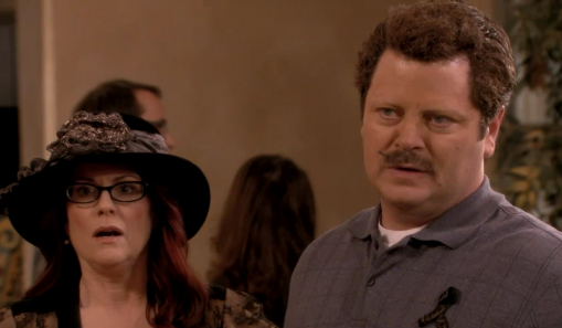  as usual by Nick Offerman's real life wife Megan Mullaly 