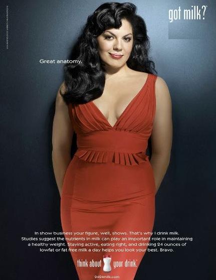 By the looks of that mustache it would appear that Sara Ramirez has 