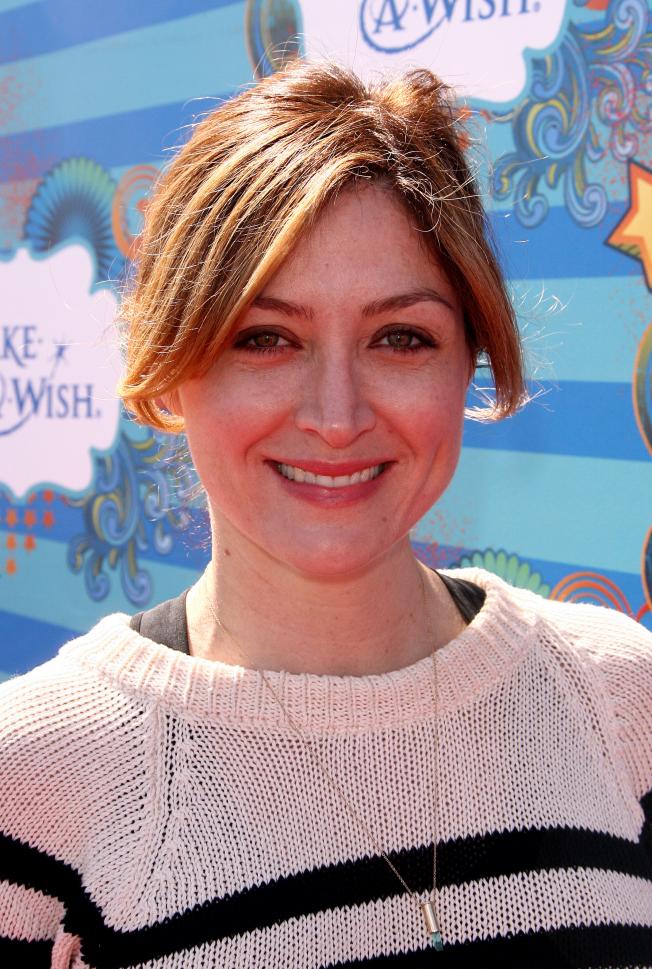 Sasha Alexander was in Santa Monica California for the MakeAWish 