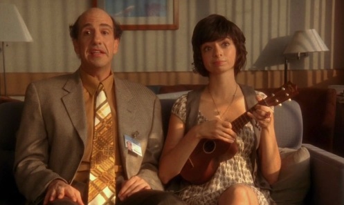 Ted and Stephanie. Also a major focus of the episode was Dr. Cox trying to 