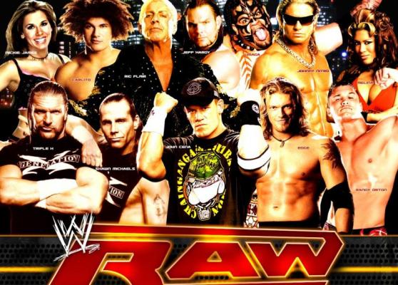 wwe raw roster. WWE Raw Stars